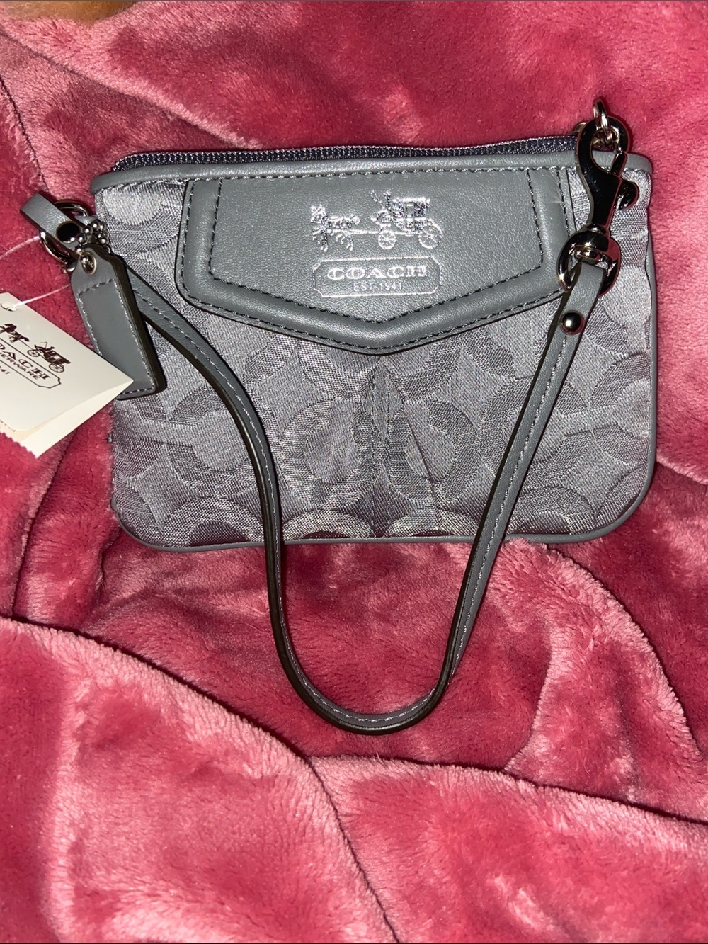 Coach Madison Op Art Wristlet NWT
